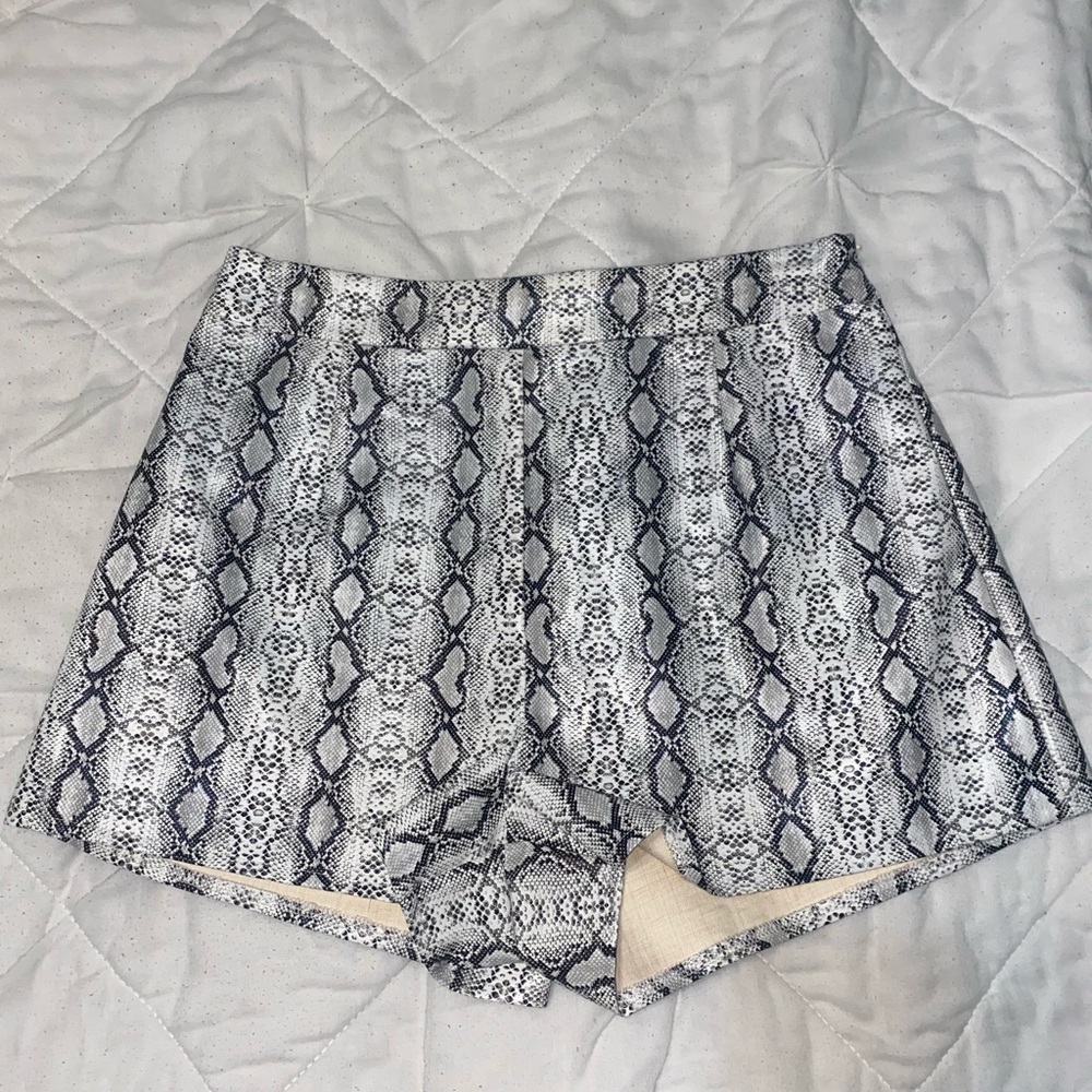 After Market snake print shorts